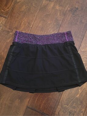 Lululemon Black Skort Size S